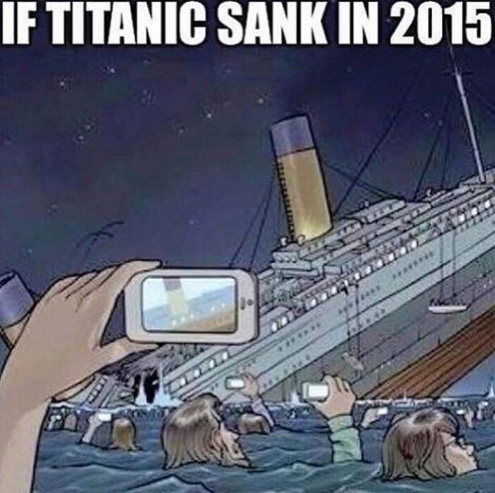 If the Titanic sank in 2015